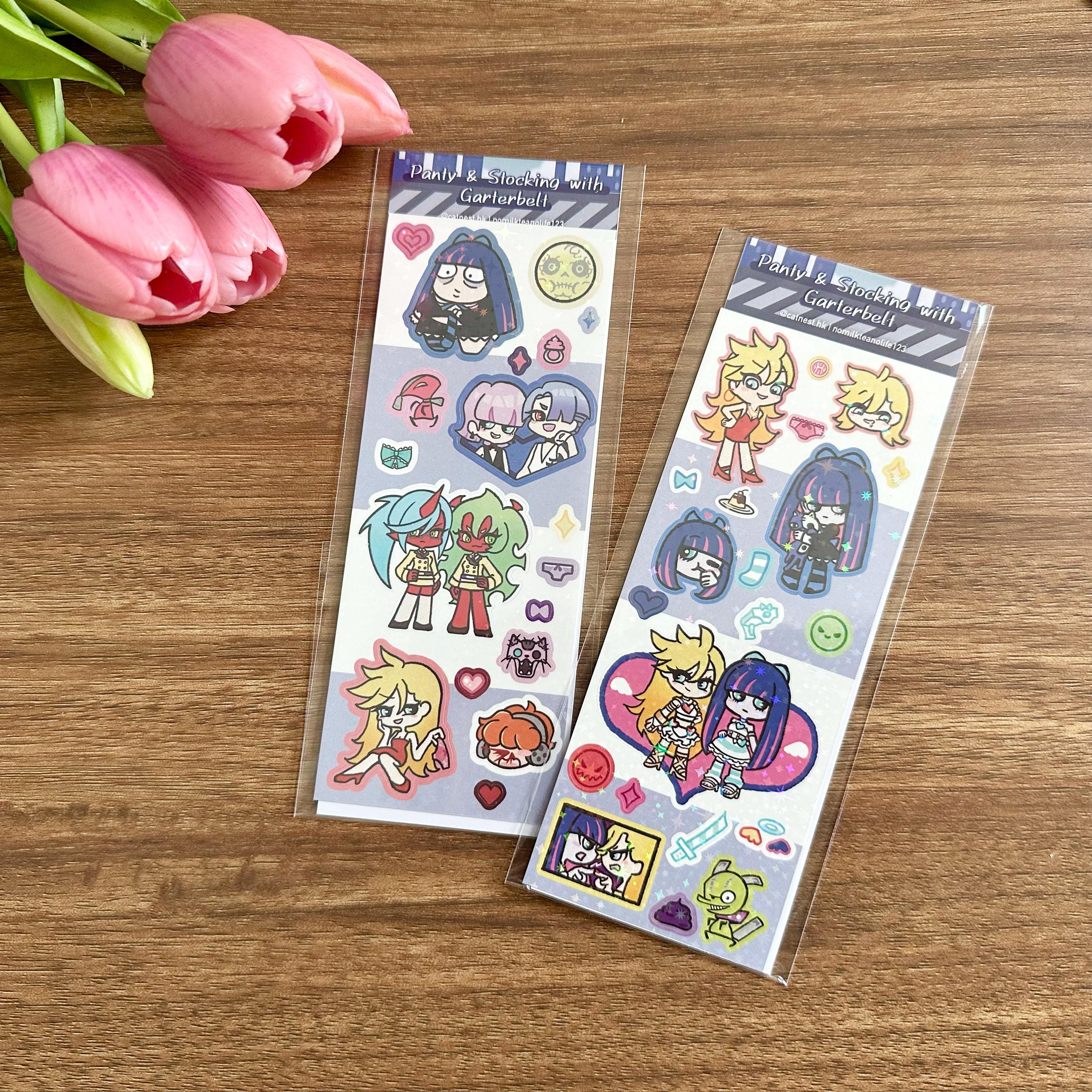 PANTY&STOCKING パンスト　カード　コンプ　ステッカー Panty and stocking with garterbelt - Etsy 日本