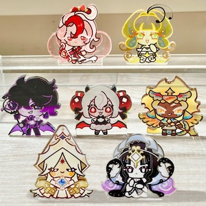 クッキーランキングダムぬいぐるみパンバッジ：ピュアバニラ＆シャドー