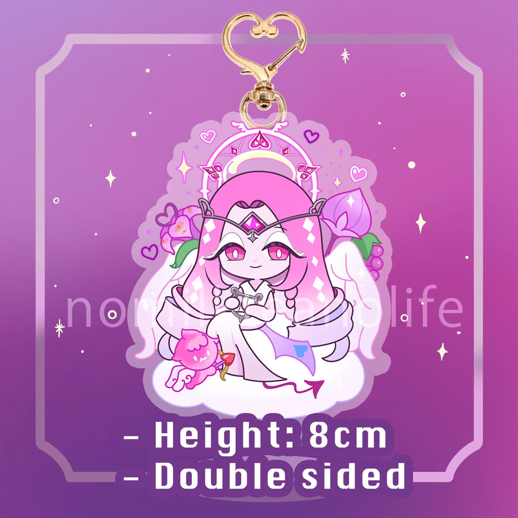 Cookie Run Kingdom Acrylic Stand & Keychain: Eternal Sugar Cookie