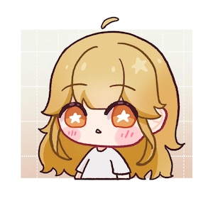 Icona personalizzata / Commissione Chibi carina personalizzata / Commissione di arte digitale / Immagine del profilo / Fumetto / PFP / PFPB