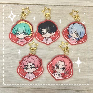Pre-Order: K-POP demon hunters | Saja Boys | acrylic keychain |charms
