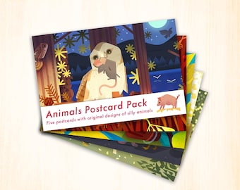 Animals Postcard Pack