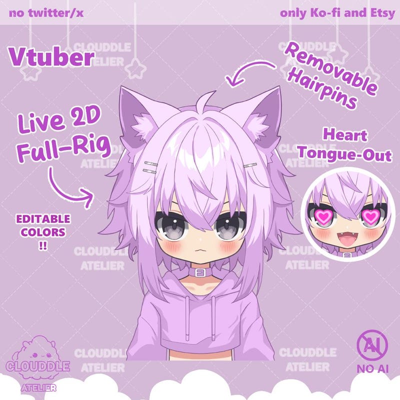 Femboy Vtuber Model Etsy Femboy Vtuber Model Etsy