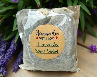 Choose Your Scent - Natural Aromatic Sachets - Herbal - Floral - Odor Control