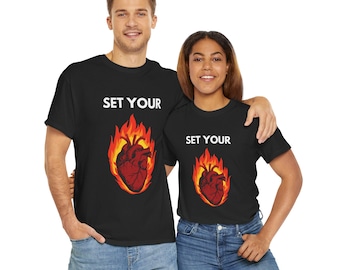 Set Your Heart Ablaze Unisex T-Shirt