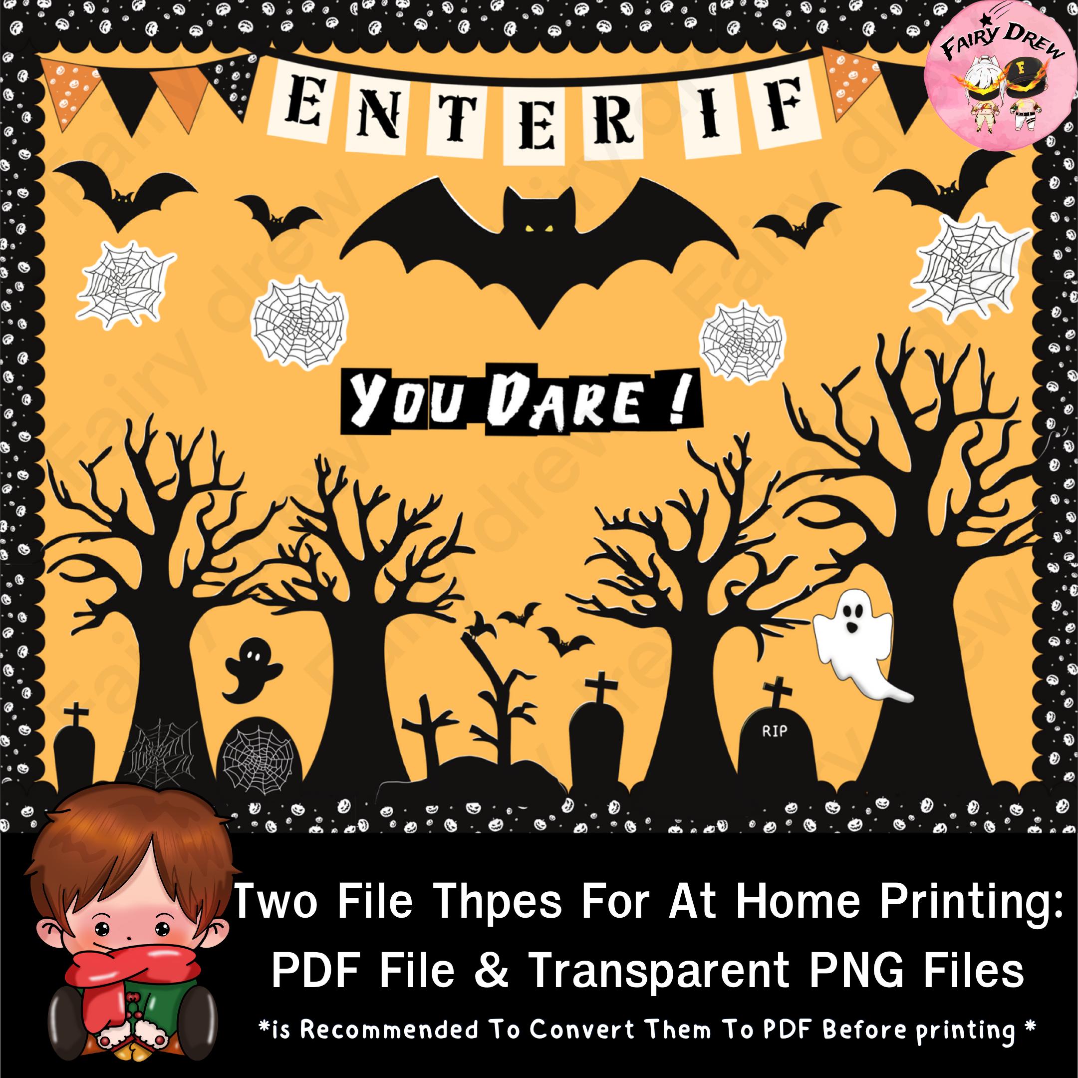 Halloween Bulletin Board Kit | Welcome to the Haunted Forest Classroom ...