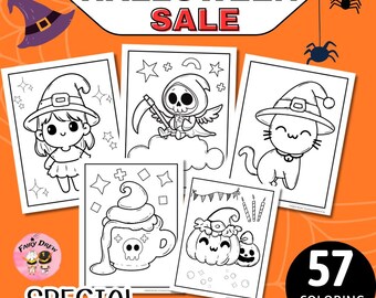 Halloween Coloring Pages for Kids | Spooky Fun Printable Sheets (PDF)