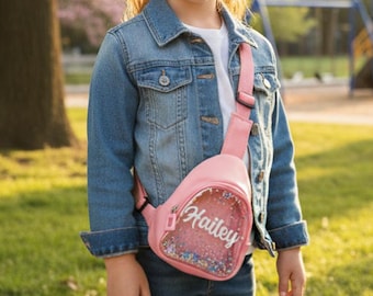 Personalized Kids Funny Pack: Crossbody Sling Purse, Birthday Gift