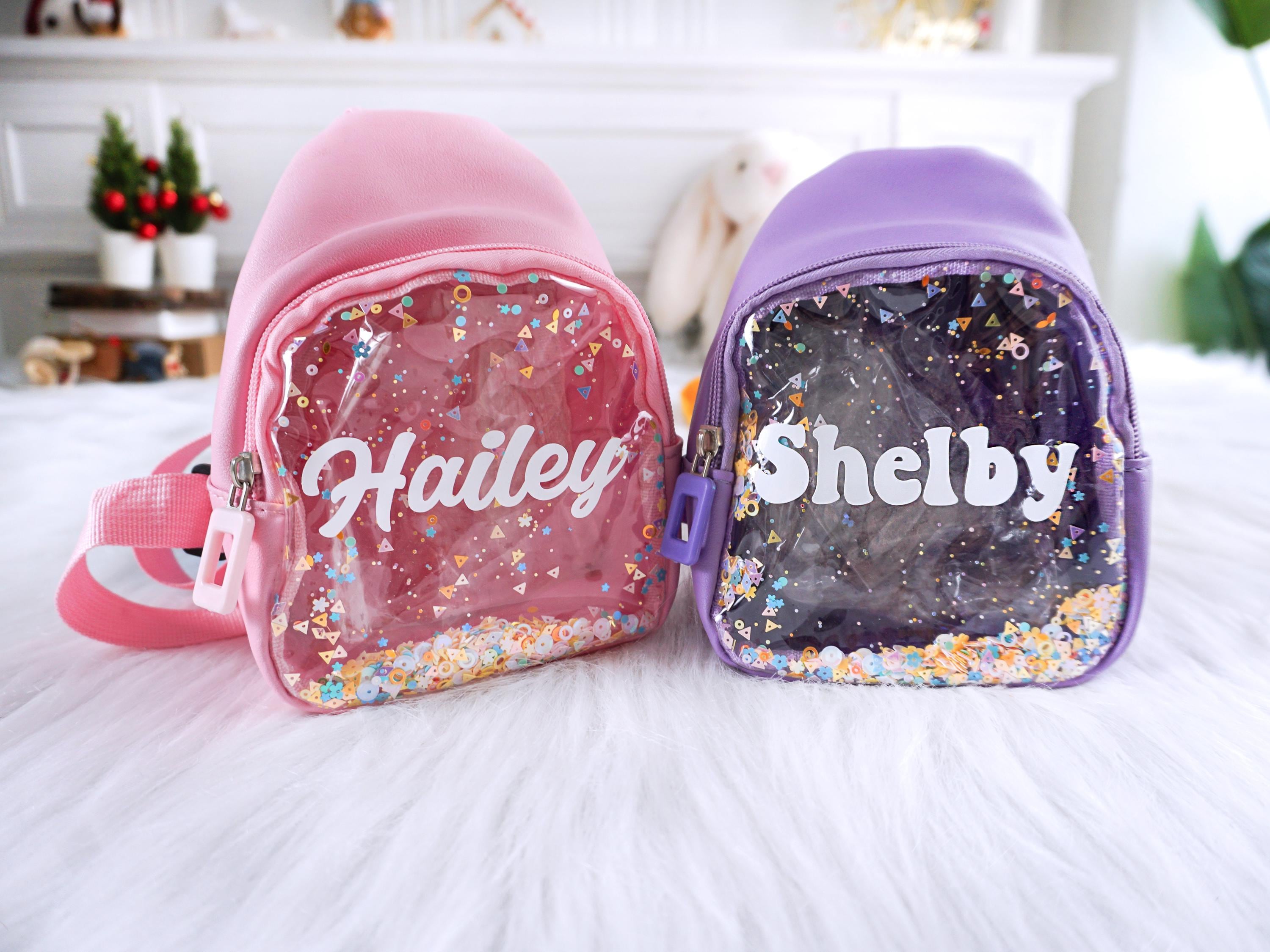 Personalized Kids Funny Pack,Sling Purse,Cross Body Mini Bag For Toddlers,Birthday Gifts For Girls,Gifts For 2 3 4 5 6 7 8 9 Years Old Kids