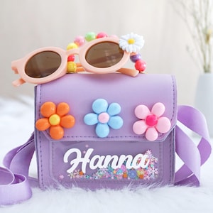 Sac à main personnalisé pour tout-petit, sac à bandoulière amusant, mini sac bandoulière pour tout-petit, cadeaux d'anniversaire pour fille, cadeaux pour enfants de 1 2 3 4 5 6 ans