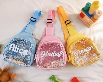 Personalized Kids Funny Pack: Crossbody Sling Purse, Birthday Gift