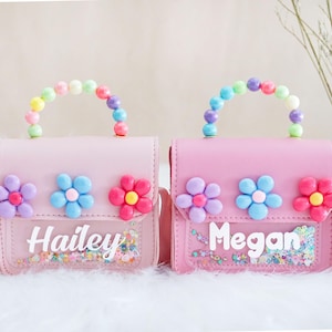 Pack amusant personnalisé pour tout-petit, sac à main à bandoulière, mini sac à bandoulière pour tout-petit, cadeaux d'anniversaire pour fille, cadeaux pour enfants de 1 2 3 4 5 6 ans