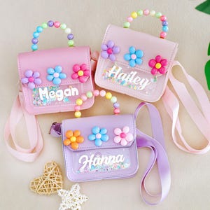 Pack amusant personnalisé pour tout-petit, sac à main à bandoulière, mini sac à bandoulière pour tout-petit, cadeaux d'anniversaire pour fille, cadeaux pour enfants de 1 2 3 4 5 6 ans