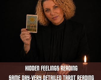 Hidden Feelings Psychic Reading, Reveal Their Secret Emotions,  Exact Thoughts, What They’re Hiding with a Same Hour Energy Connection