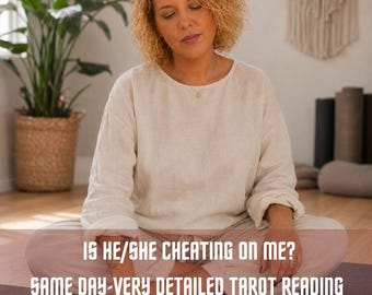 Is He Cheating On Me ? Same Hour - Same Day Tarot Reading, Love Reading, Psychic Reading, Relationship Reading, Tarot Love Reading
