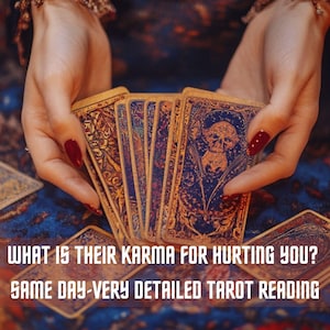 Was ist ihr Karma dafür, Sie zu verletzen? Detaillierte psychische Lesung, Karma-Tarot-Lesung Same Hour Tarot-Lesung, Ex-Liebhaber-Lesung, Ehrliche Lesung