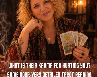 Was ist ihr Karma dafür, Sie zu verletzen? Detaillierte psychische Lesung, Karma-Tarot-Lesung Same Hour Tarot-Lesung, Ex-Liebhaber-Lesung, Ehrliche Lesung