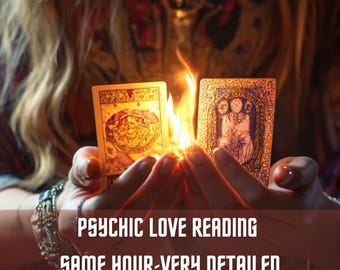 Love Tarot Reading Same Hour Tarot Reading Same Hour Love Reading Medium Reading with Tarot Cards Psychic Love Reading