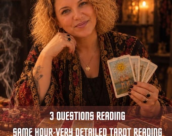 Same Hour 3 Fragen Tarot Legung: Schnelle, In-Tiefe Psychic Antworten auf Ihre Fragen! Personalisierte Einblicke