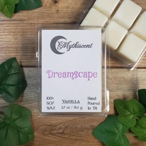 Dreamscape Wax Melt — Vanilla Scent, Soy Wax, Celestial Fantasy Fragrance, Whimsical Gift, Cozy Home Decor, Strong Scented