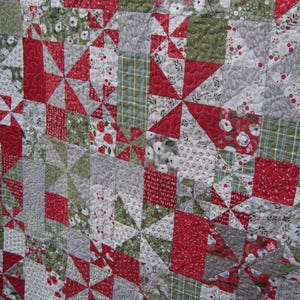 Christmas Morning Quilted Lap Quilt, Christmas Quilt, Lella Boutique, Throw Quilt