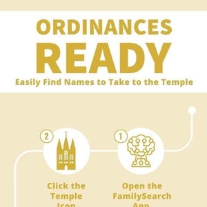 Temple and Family History  | Ordinances Ready Guide | Family History Youth Activity | Priesthood and Temple Preview Guide