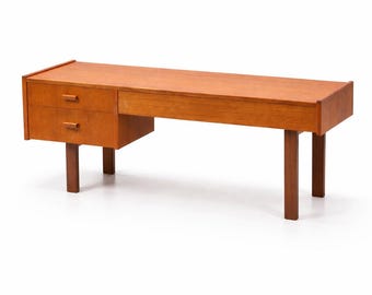 Mid-Century Modern Entryway Sideboard -Teak and Beechwood Console Table. Swedish , 1960s Scandinavian