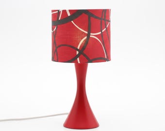 Mid Century Modern  Red Table Lamp | Swedish Markslojd Desk Light