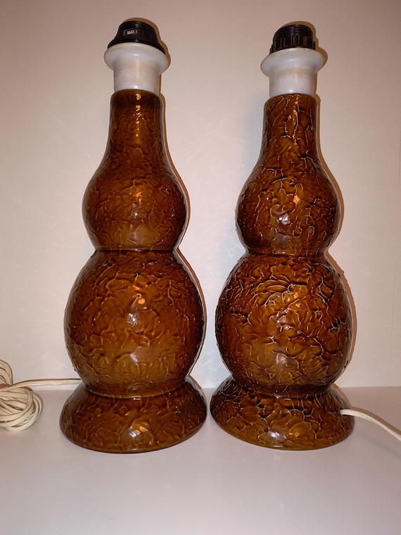 Rare Pair of Mats Birgersson Table Lamps – Signed Töreboda Keramik, Sweden, 1960s