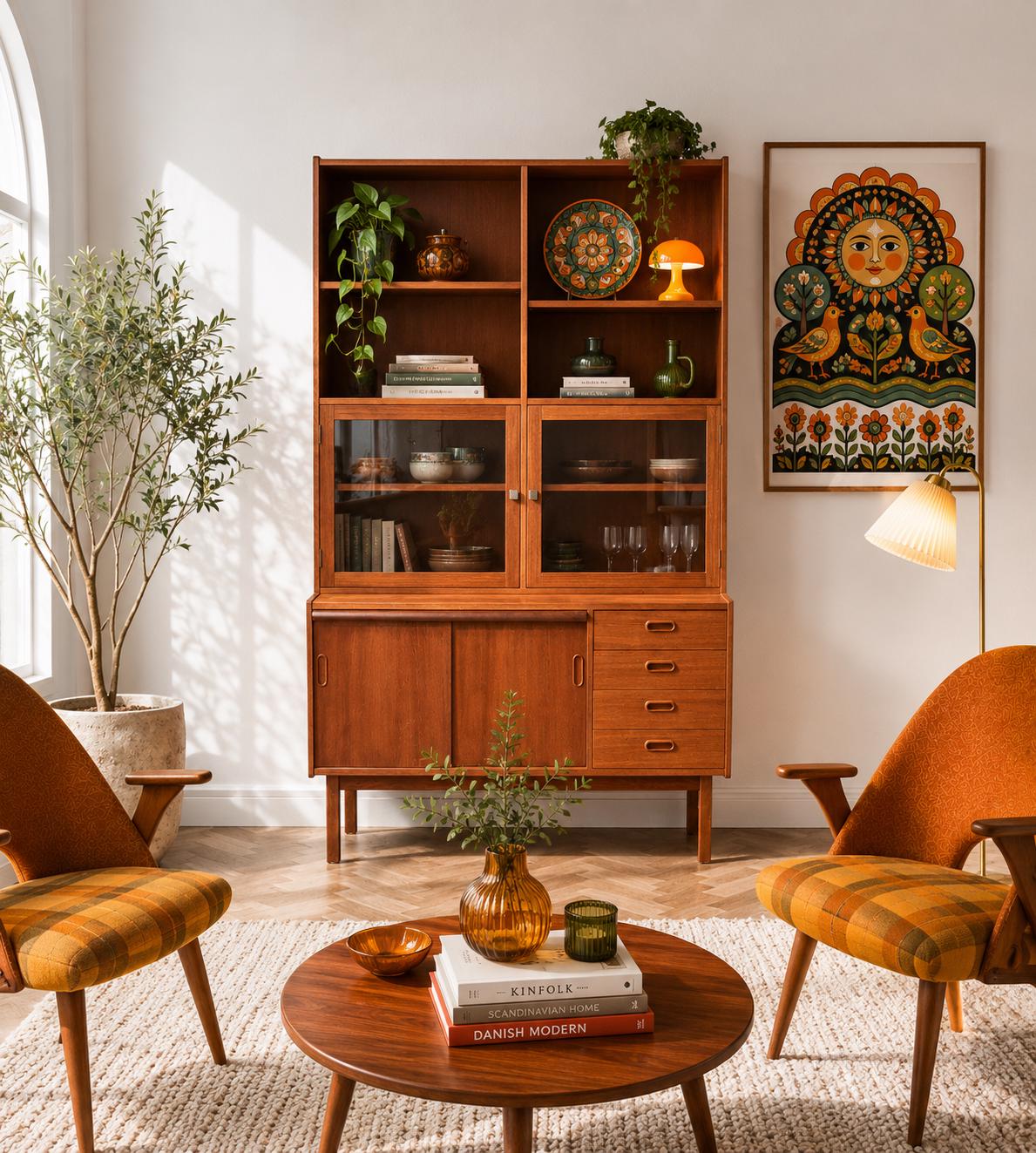Mid century modern china cabinet - Etsy 日本
