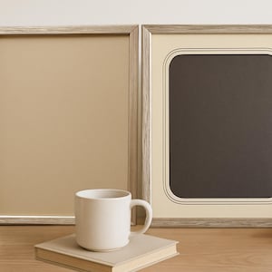Vintage JYDEN Scandinavian Photo Frames - Silver Metal, Set of 2