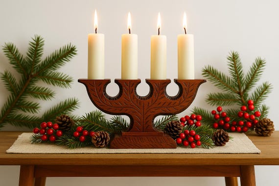 Vintage Scandinavian pine candle holder, rustic farmhouse decoration, Wabi Sabi -Japanese Decoration, Dala Industrier AB Stig Jansson design