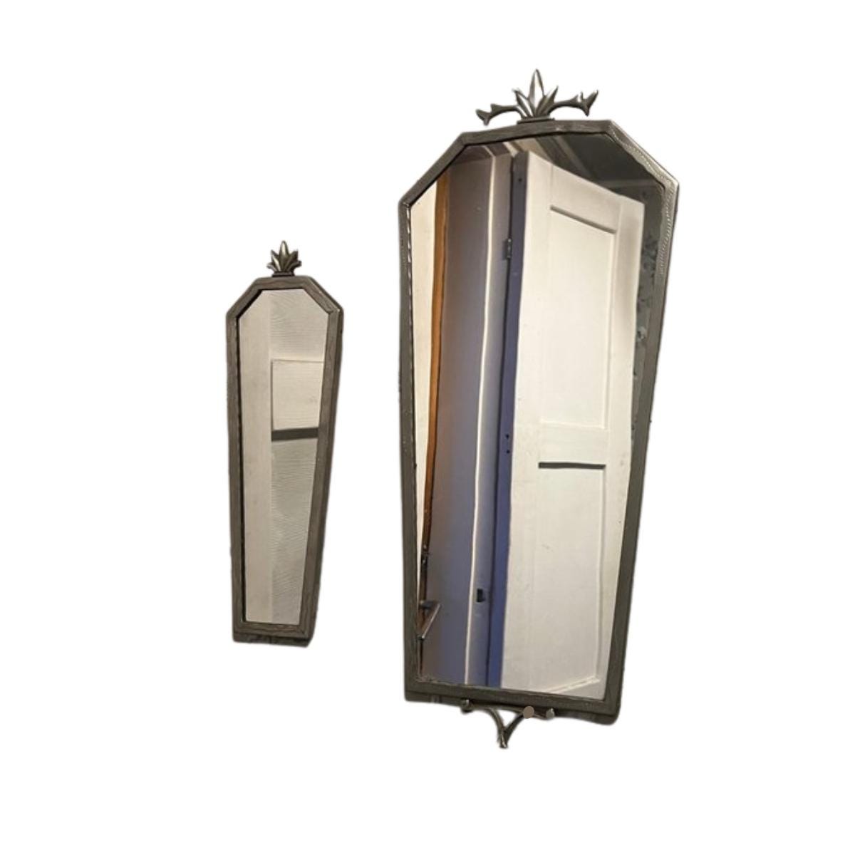 Rare Swedish Grace Pewter Mirror Set, Svenskt Tenn Style, 1930s - Etsy