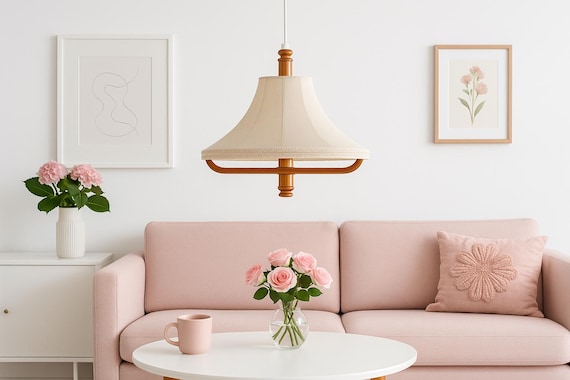 Hans-Agne Jakobsson Scandinavian Mid-Century Pine Ceiling Lamp, Ellysett, Markaryd, Iconic 20th Century Design