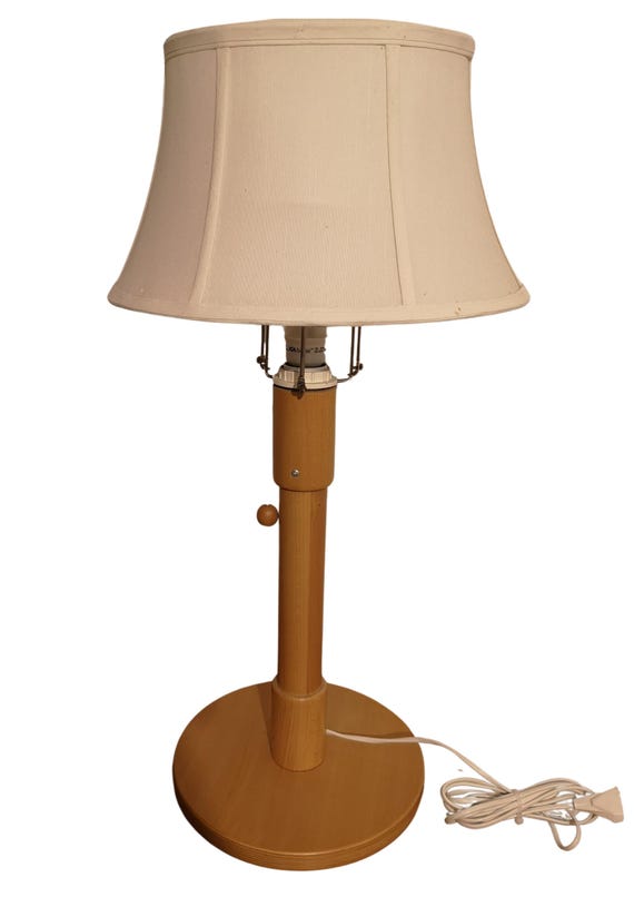Scandinavian  Mid-Century Modern Ateljé Lyktan Pine Table Lamp – Scandinavian Retro Design
