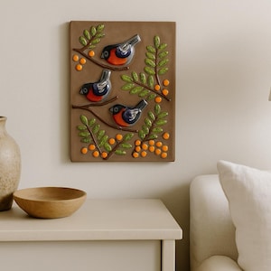 &quot;Vintage &quot;&quot;Birds&quot;&quot; Wandteller Nr. 7014 | Helsingborg, Schweden