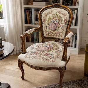 r1061r128 フランスアンティーク ラタンチェア Louis XV様式 ① Louis xv chair - Etsy Canada