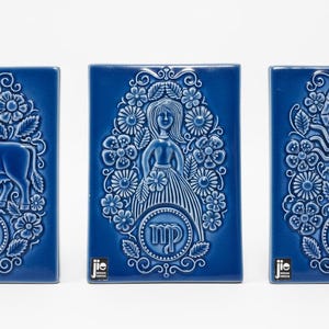 Zodiac Wall Plaques – JIE Gantofta by Aimo Nietosvuori – Taurus, Virgo, Scorpio