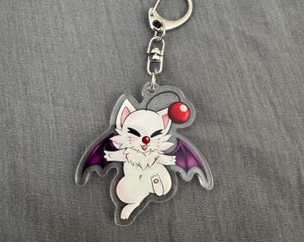 Moogle Keychain l Final Fantasy