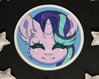 Starlight Glimmer Circle Sticker l MLP Sticker