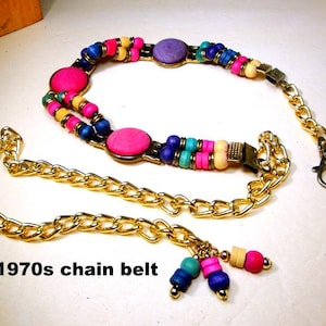 Gold Chain Belt 70s Vintage - Etsy display picture 3