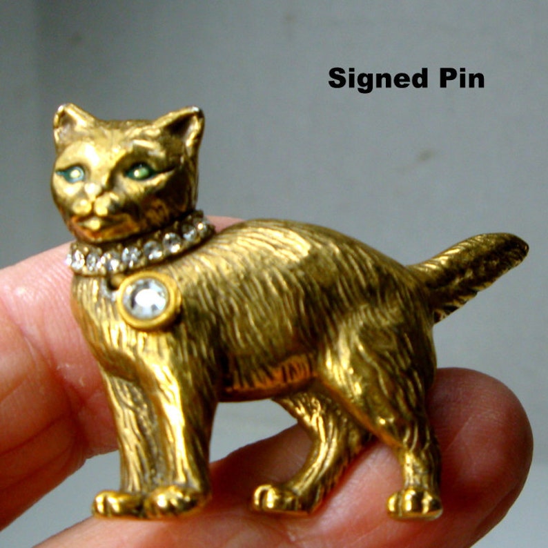 cat pins jewelry