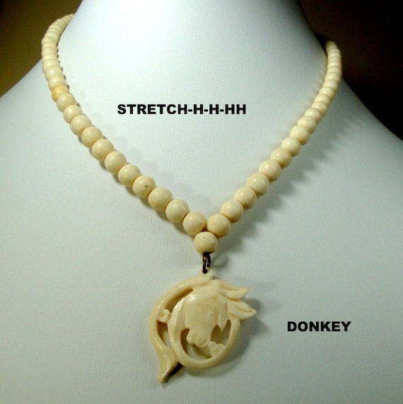 SALE, STRETCH OxBone CLaSSIC Bead Necklace with Ad