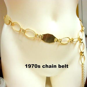 70s Chain Link Belt - Etsy display picture 1