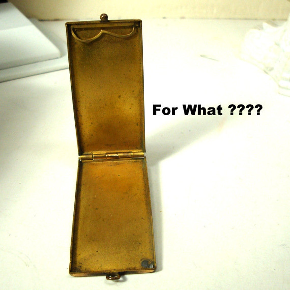 Antique Masonic Tiny Metal Folding Case For WHAT Pre War Etsy