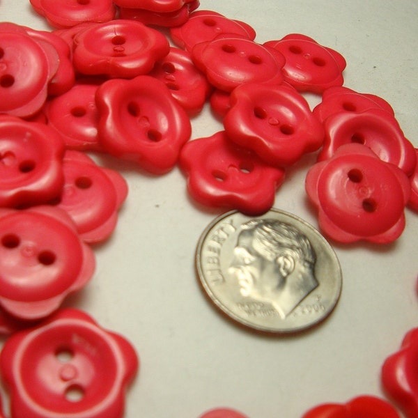 Red Vintage Buttons - Etsy