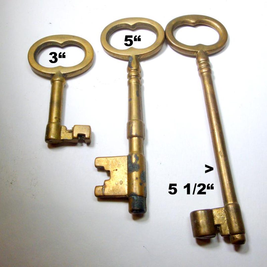 Key Pick Single Vintage Brass Skeleton Keys, Pick One, Price Varies - Etsy