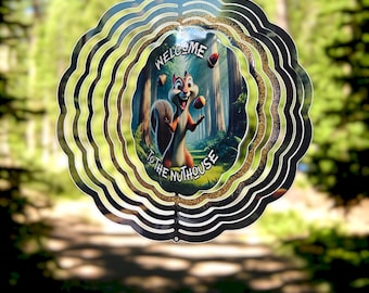 Funny Nut House Wind spinner
