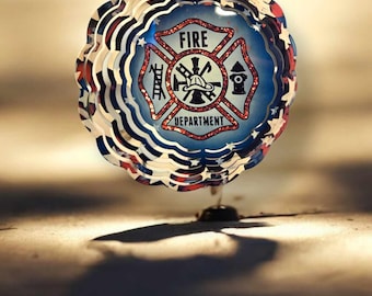 Fire Department wind spinner