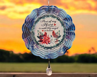 8" Cardinal windspinner